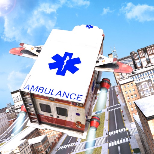 Flying Ambulance Driving simulator Icon