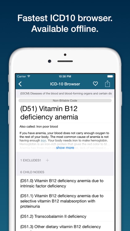 2016 ICD 10 Pro Code - Offline browse and search of 2015/2016 CM & PCS code with MEDLINE info