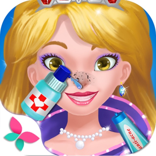 Cartoon Girl's Nose Cure - Mystery Clinic/Beauty Health Salon iOS App
