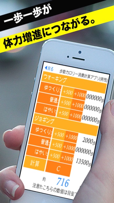 歩数カロリー消費計算アプリ ~無料で人気アプリ~ screenshot1