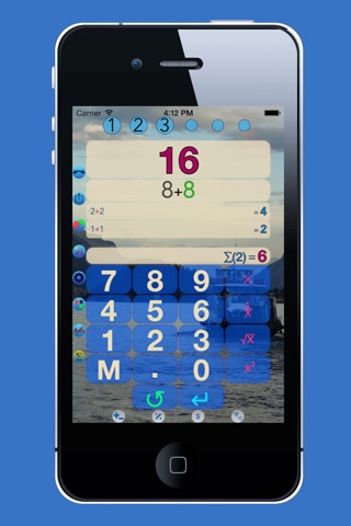 Plus 8 Calculator with Conversions and Custom Background screenshot 2