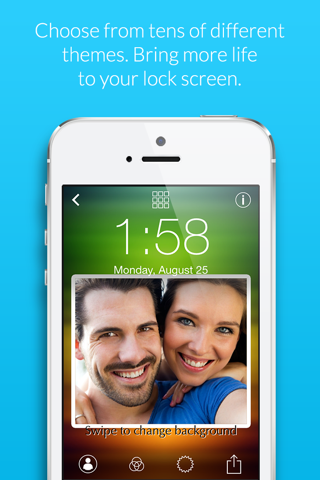 Super Lock Screen - Wallpaper photo frames for iphone screenshot 2