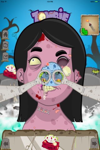 Zombie Nose Surgery - Lite screenshot 3