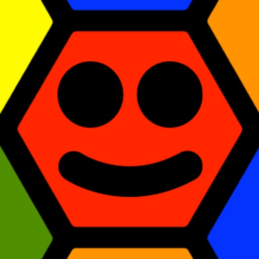 Happy Hexagons Free Icon