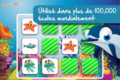 Memo Game Sealife for kids and young toddlers screenshot 4