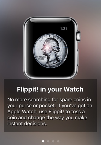 Flippit! Coin Toss for Apple Watch screenshot 2