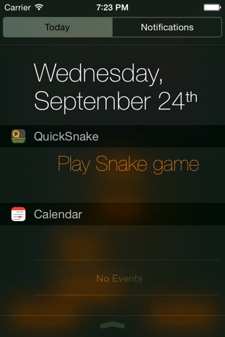 Quickgets Snake - Widget & app of Snake game screenshot 2