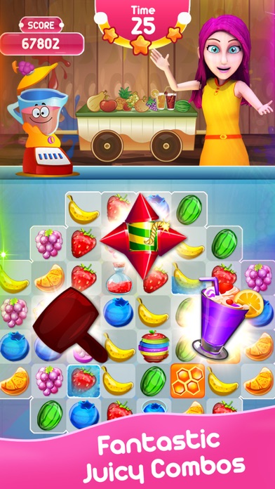 How to cancel & delete Fruit Juice Rush. Splash Salad In The Smash Puzzle For Sugar Ninjas from iphone & ipad 3