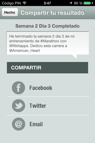Marathon Trainer Free - Run for American Heart screenshot 4