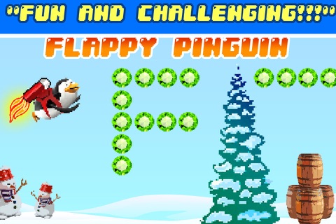 Ice Racing - Flappy Pinguin Pixelated Edition screenshot 3