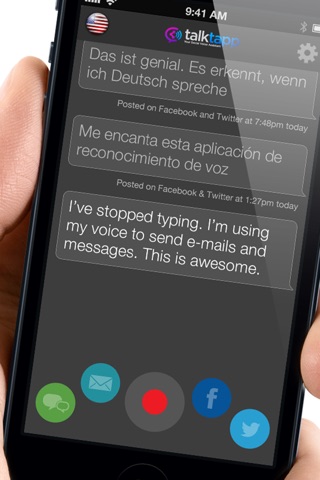 TalkTapp ~ Voice Text Dictation screenshot 3