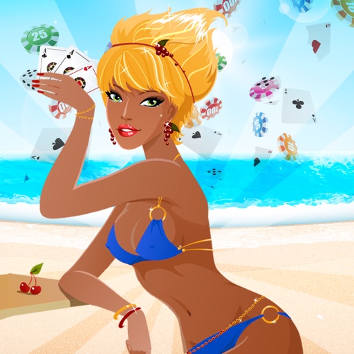 Caribbean Beach Video Poker- Mandalay Bay Vegas Style Online Casino iOS App
