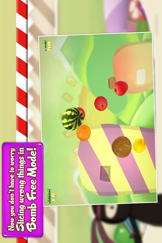 Ninja Candy Mania - The Best Fruit Slice and Chop 3D Game screenshot 2