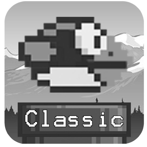 Flappy Black and White Eagle - Snappy Bird icon