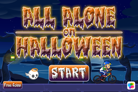 All alone on Halloween: Horror Bike Riding through the Haunted Forest screenshot 4