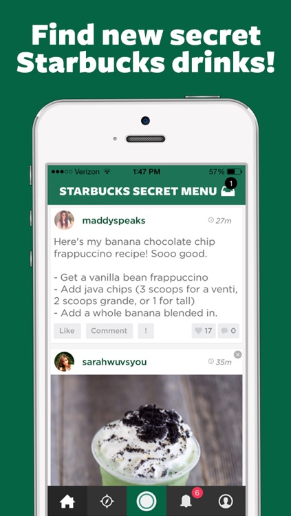 Secret Menu Starbucks Edition - Coffee, Frappuccino, Macchiato, Tea, Cold, and Hot Drinks Recipes