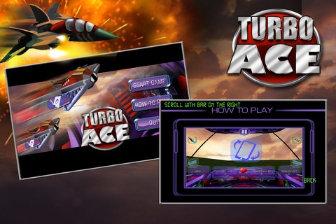 Turbo Ace 3D - Jet Fighters Take Metal Raiders Attack by Storm (Free Simulation Game) screenshot 2