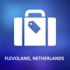 Flevoland, Netherlands Offline Vector Map