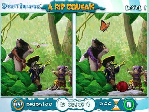 A Rip Squeak Book - Hidden Difference Game FREE screenshot 2