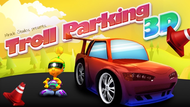 Troll Car Parking (Cartoon 3D) Free(圖1)-速報App