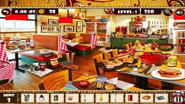 Hidden Object Family Fast Food