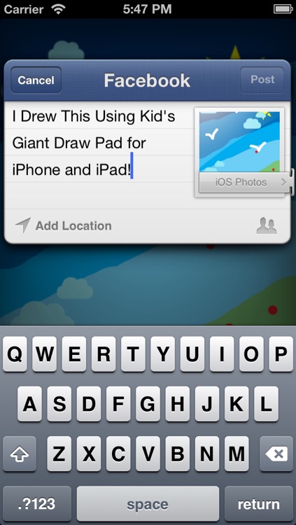 Kids Giant Draw Pad Free screenshot-3