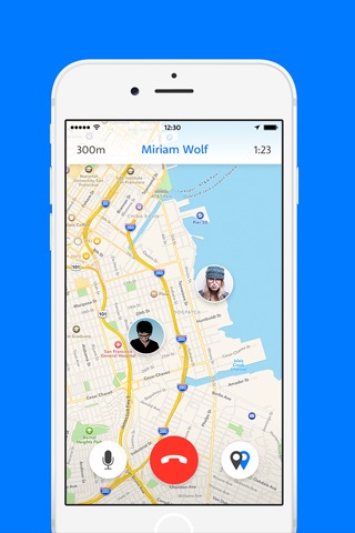 Where The Hell Are You? - Secure, private and secret location sharing via a call to easily find and meet your friends. screenshot 4
