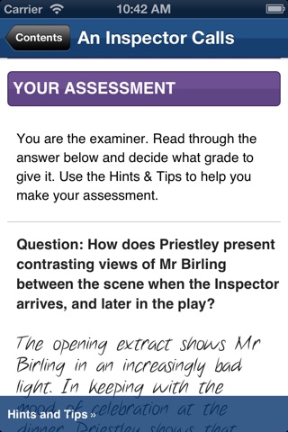 An Inspector Calls York Notes GCSE screenshot 4