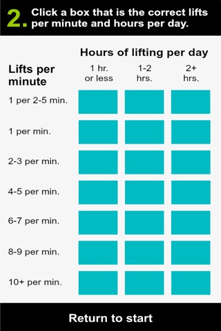 Safe lifting calculator screenshot 3