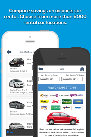 Amsterdam AMS Airport. Flights, car rental, shuttle bus, taxi. Arrivals & Departures. screenshot 3