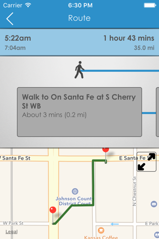 JOCO Rider - Transit App screenshot 4