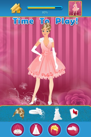 My Dream Wedding Fashion Draw and Copy Dress up Game - Princess Bride Edition - Free App screenshot 2