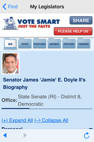 MyLegis : Rhode Island — Find your Legislators & Legislative Districts screenshot 3