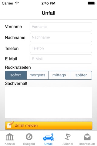 Kanzlei Weger screenshot 3