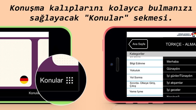 Türkçe-Almanca Günlük Konuşmalar(圖3)-速報App