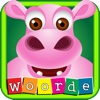 First Afrikaans words with Phonics: Educational game for children with Purple Hippo