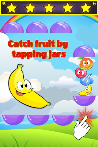 Fruit Catch - Endless Rainbow Fruity Catching Fun Game! screenshot 2