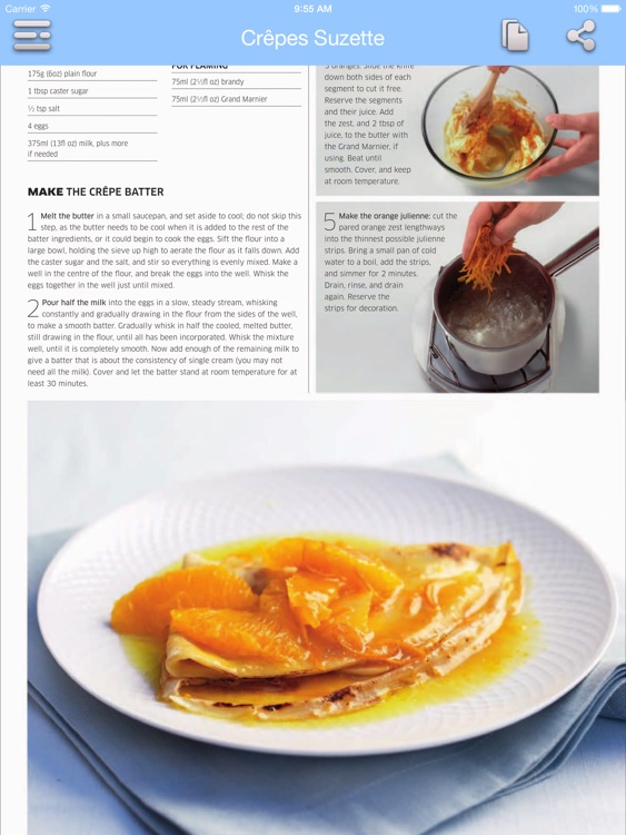 Cake Recipes - Step by Step Cookbook for iPad