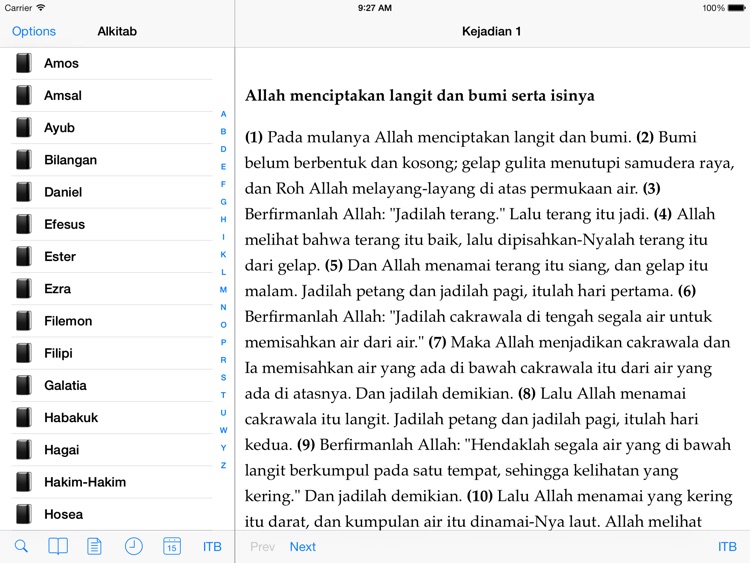 Alkitab for iPad