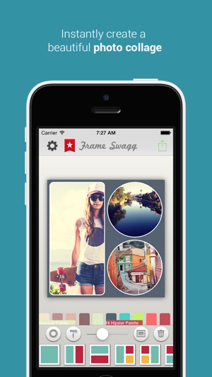 Frame Swagg Pro - Photo collage maker to stitch pic for Inst(圖1)-速報App