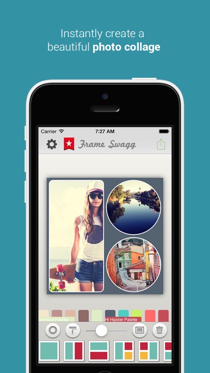 Frame Swagg Pro - Photo collage maker to stitch pic for Instagram