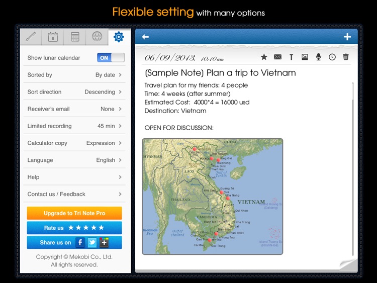 Tri Note Pro - Text, Photo, Voice in one note screenshot-4