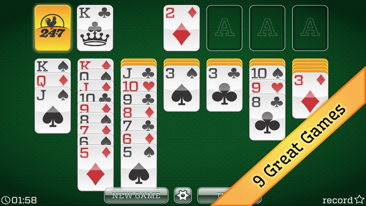 Card Game Solitaire - 24/7 Games Solitaire