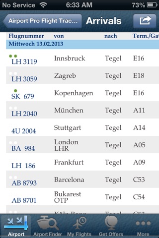 Berlin Airport-Tegel TXL Schönefeld SXF screenshot 4