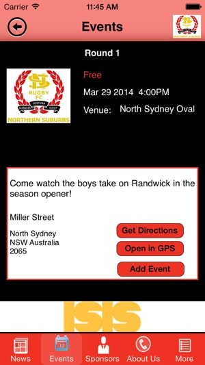 Northern Suburbs Rugby Football Club(圖2)-速報App