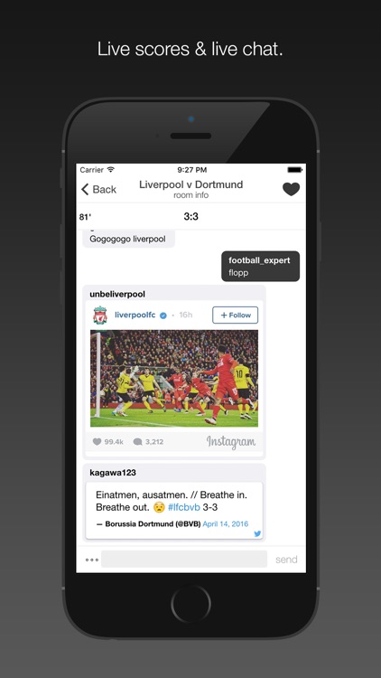 Fanschat - Football/Soccer Live Scores & Live Chat