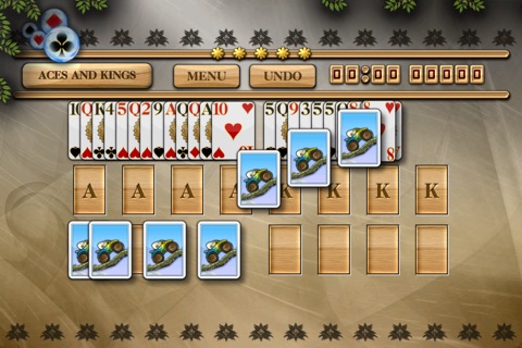 Aces & Kings Solitaire HD Free - The Classic Full Deluxe Card Games for iPad & iPhone screenshot 2