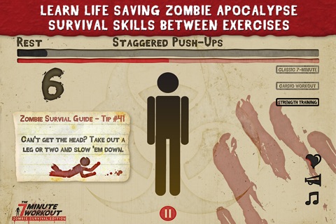 7 Minute Workout - Zombie Survival Edition FREE screenshot 4