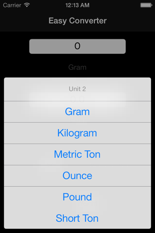 Easy Converter Free - universal unit convert ( length, area, volume, speed, weight, temperature ) screenshot 3