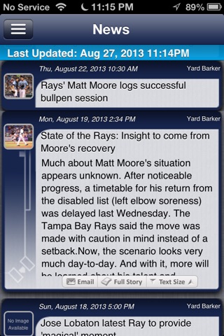 Tampa Bay Baseball Live screenshot 4
